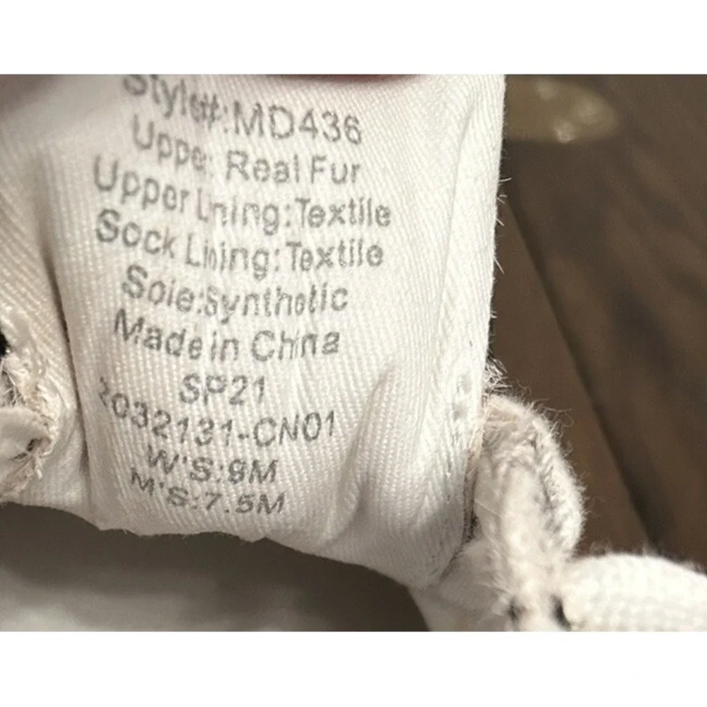 Madewell‎ Sidewalk Sneakers with Spotted Genuine Calf Hair in Women's Size 7.5